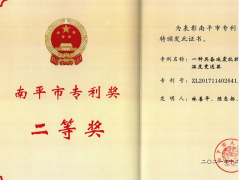 喜訊！虹潤公司獲得南平市專利獎