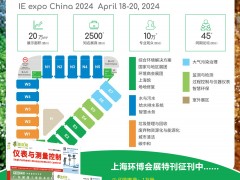 2024年上海環(huán)博會(huì)4月18~20日在上海舉辦，《儀表與測(cè)量控制》應(yīng)邀參加 E5-M26，歡迎各位領(lǐng)導(dǎo)朋友蒞臨指導(dǎo)........
